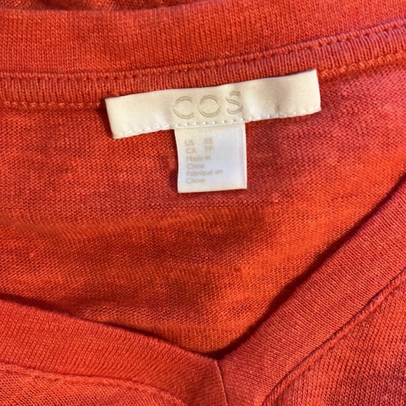 COS red linen maxi dress - Picture 5 of 7